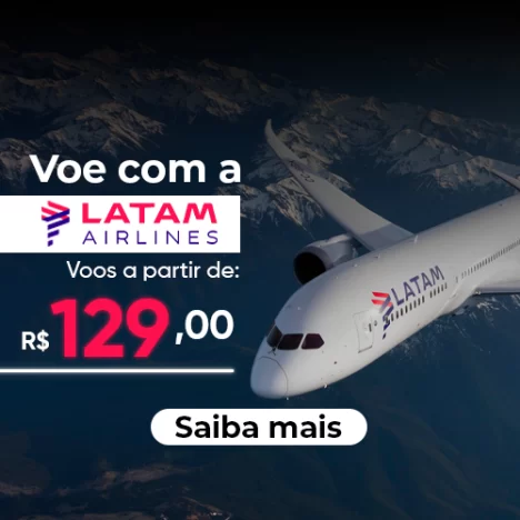 Oferta da Madrugada LATAM – Voos a partir de apenas R$130!